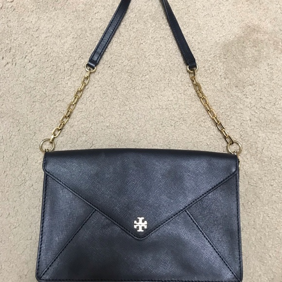 Tory Burch black and gold handbag - Picture 1 of 5